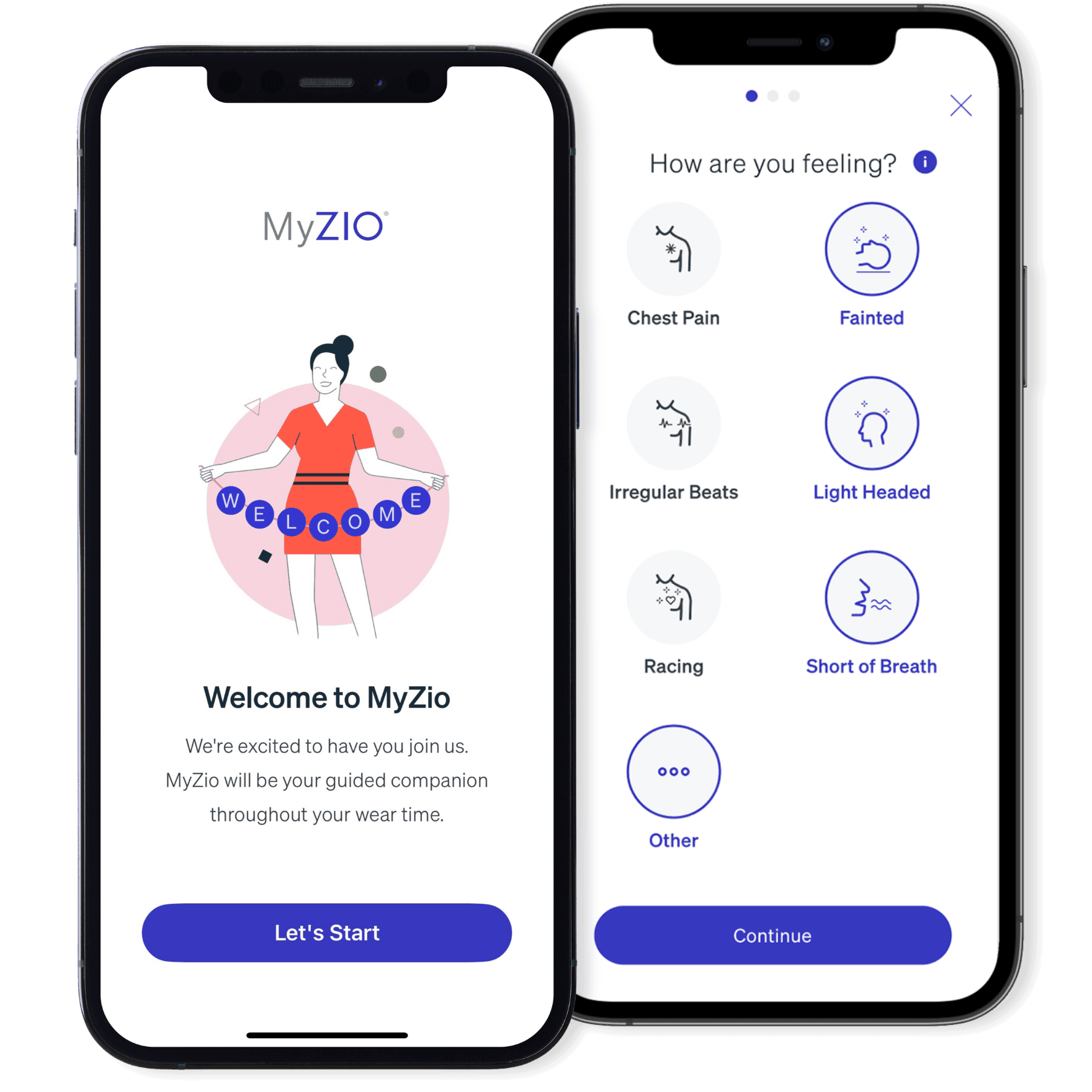 A graphic of the My Zio app