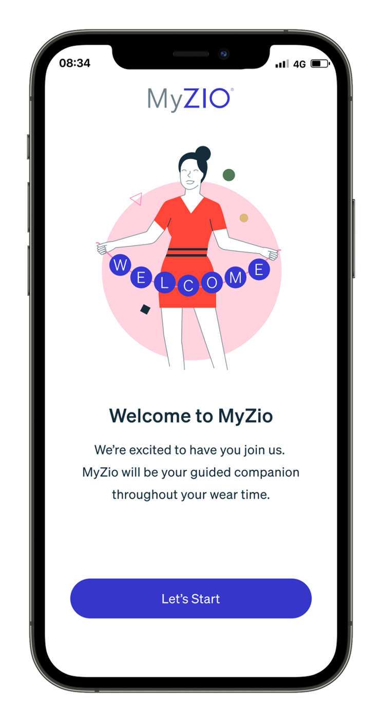 MyZio app on cellphone